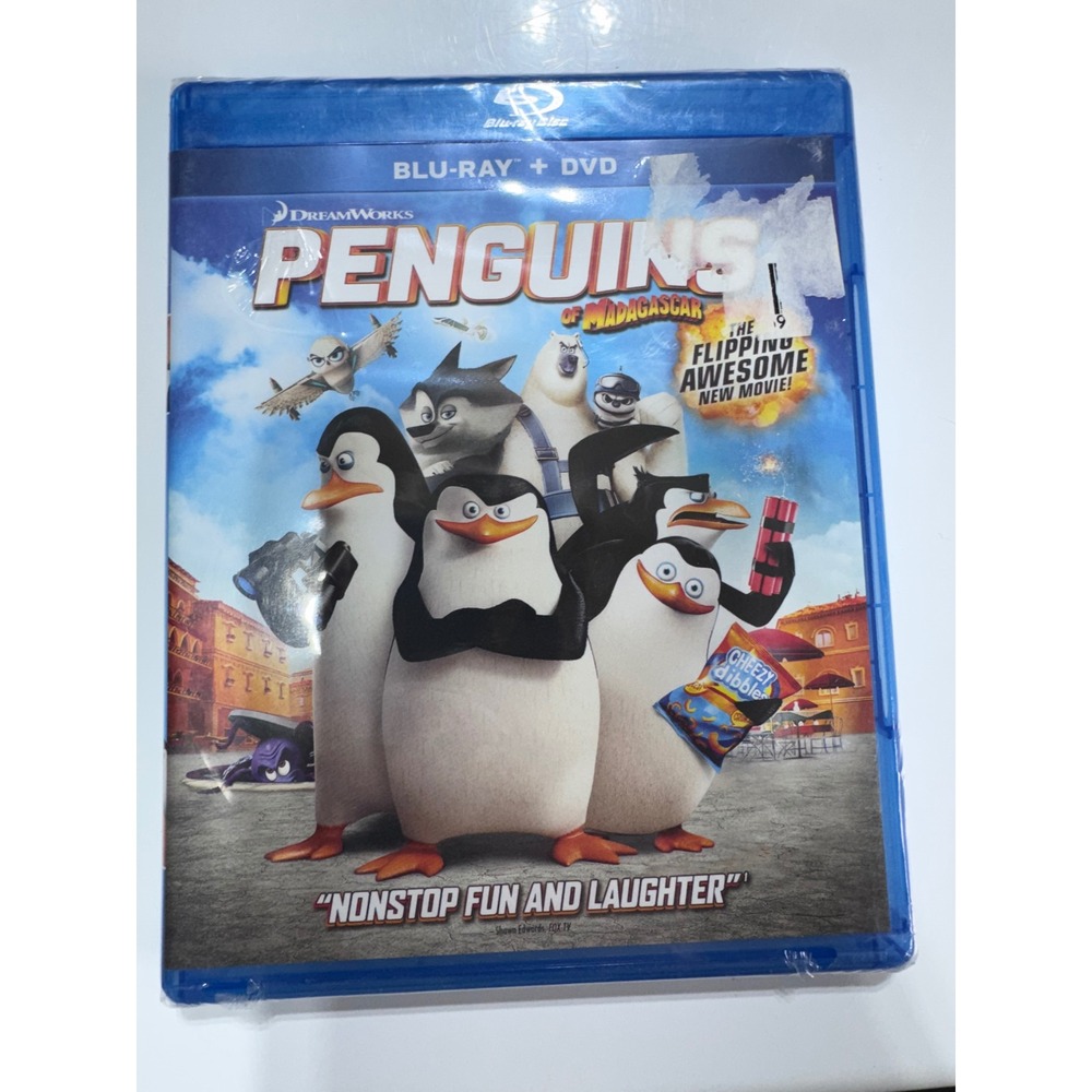 DreamWorks Penguins of Madagascar Blu-ray DVD Kids Movie Sealed